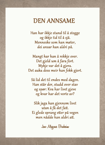 Den annsame